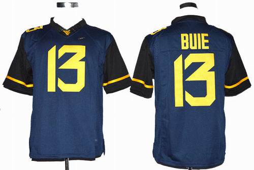 Ncaa West Virginia Mountaineers (WVU) Andrew Buie 13 College Football Limited blue Jerseys