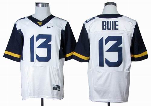 Ncaa West Virginia Mountaineers Andrew Buie 13# College Football Elite White Jerseys