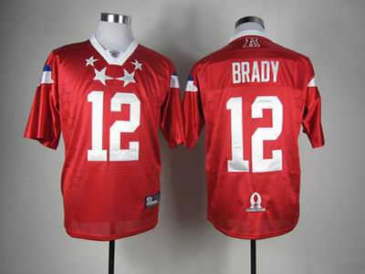 New England Patriots #12 Tom Brady 2012 Pro Bowl AFC Jersey
