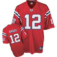 New England Patriots #12 Tom Brady Throwback red
