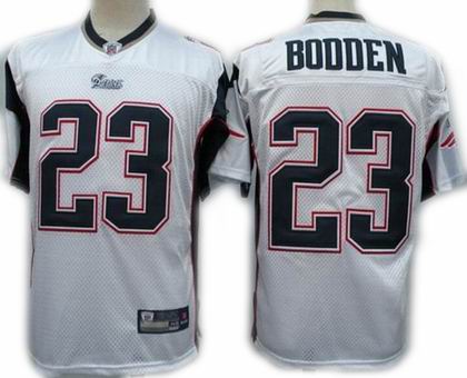 New England Patriots #23 Leigh Bodden White Road Football Jersey