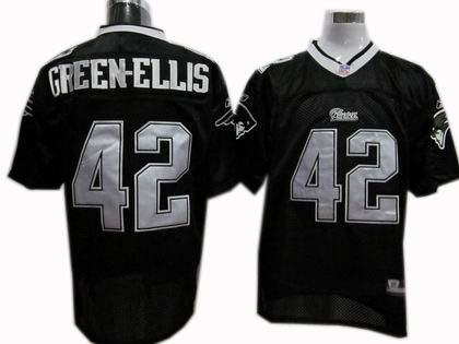 New England Patriots #42 BenJarvus Green-Ellis Jersey black