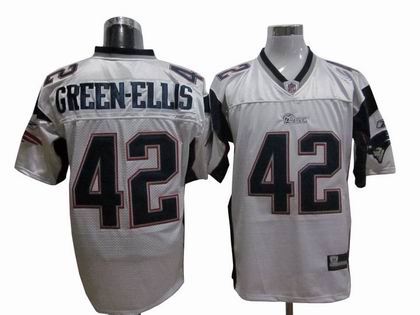 New England Patriots #42 BenJarvus Green-Ellis White Jersey