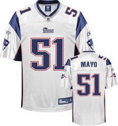 New England Patriots #51 Jerod Mayo jerseys white