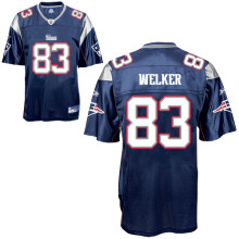 New England Patriots #83 Wes Welker blue