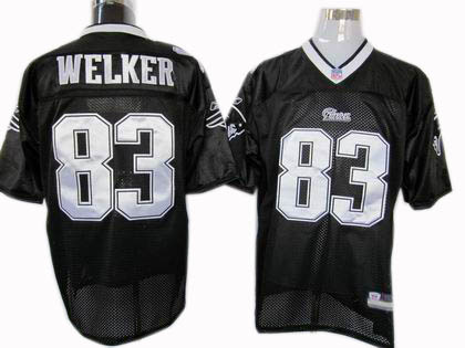 New England Patriots #83 Wes Welker jerseys black