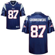 New England Patriots #87 Rob Gronkowski Jersey blue