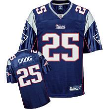 New England Patriots 25 Patrick Chung blue Team Color Jersey