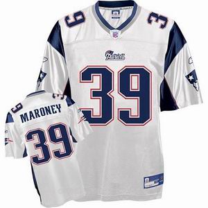 New England Patriots 39# Laurence Maroney White Jersey