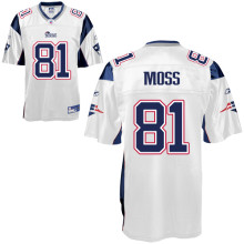 New England Patriots 81# Randy Moss White