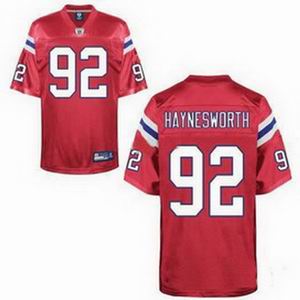New England Patriots 92 HAYNESWORTH red jerseys