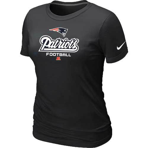 New England Patriots Black Women's Critical Victory T-Shirt