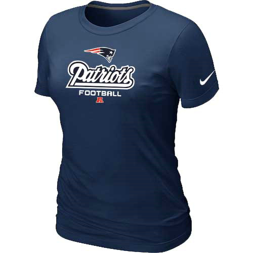 New England Patriots D.Blue Women's Critical Victory T-Shirt