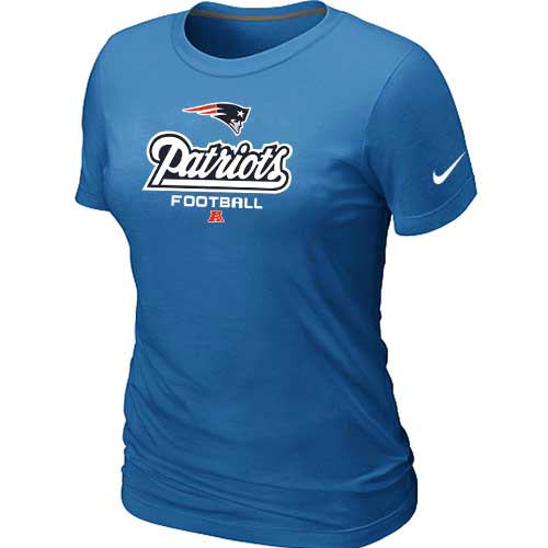 New England Patriots L.blue Women's Critical Victory T-Shirt