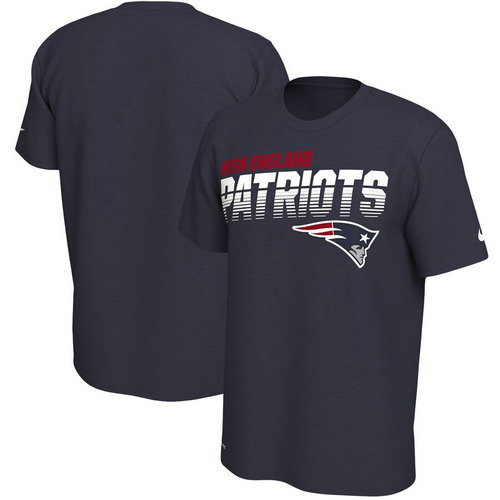 New England Patriots Nike Sideline Line Of Scrimmage Legend Performance T-Shirt Navy