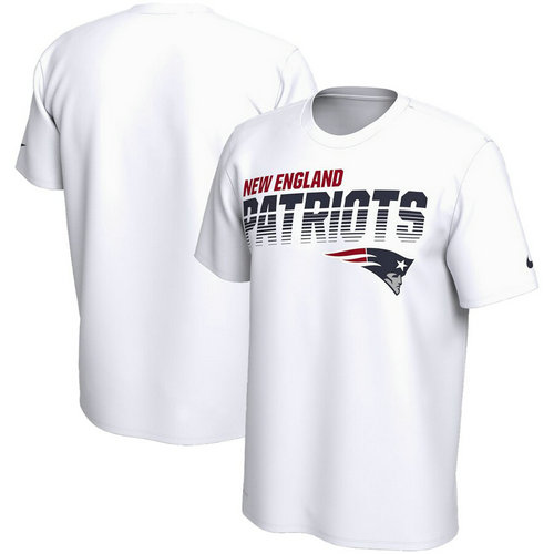 New England Patriots Nike Sideline Line Of Scrimmage Legend Performance T-Shirt White