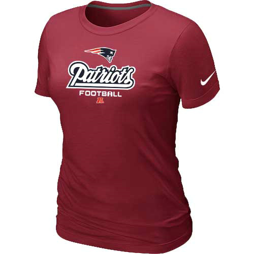 New England Patriots Red Women's Critical Victory T-Shirt