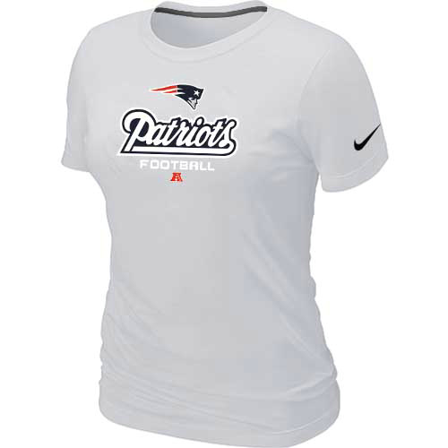 New England Patriots White Women's Critical Victory T-Shirt