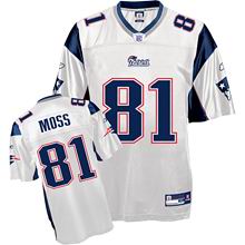 New England Patriots Youth Jersey #81 Randy Moss White Jersey