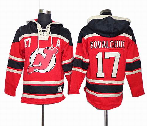 New Jersey Devils #17 Ilya Kovalchuk Red Hoody
