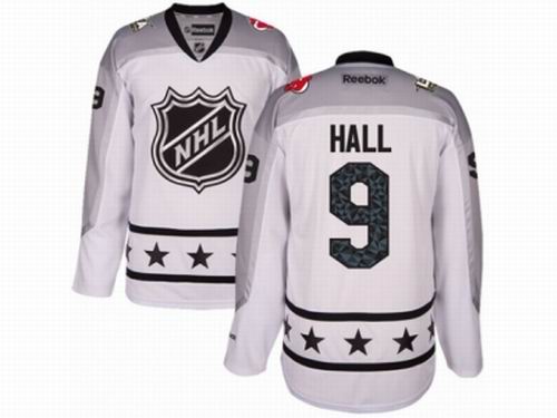 New Jersey Devils #9 Taylor Hall White Metropolitan Division 2017 All-Star NHL Jersey