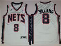 New Jersey Nets 8# Deron Williams white Jersey