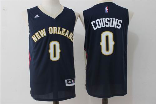 New Orleans Pelicans #0 DeMarcus Cousins blue Jersey