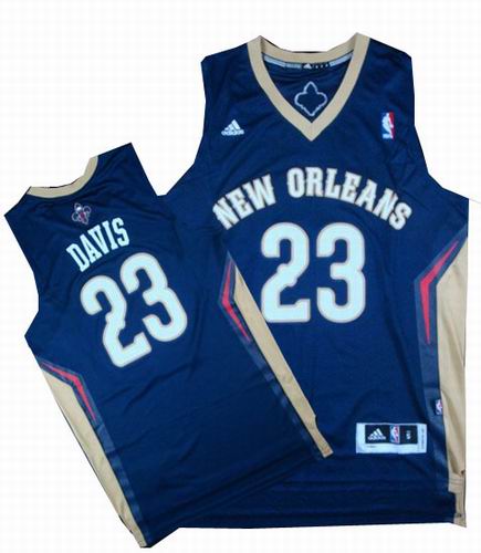 New Orleans Pelicans 23# Anthony Davis blue Swingman Jersey