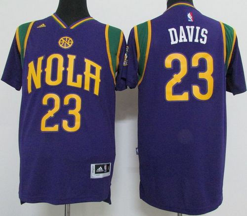 New Orleans Pelicans 23 Anthony Davis Purple Pride NBA Jersey