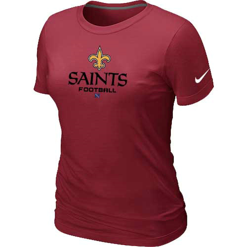 New Orleans Sains Red Women's Critical Victory T-Shirt