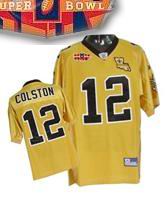 New Orleans Saints #12 Marques Colston Super Bowl XLIV Jersey GOLD