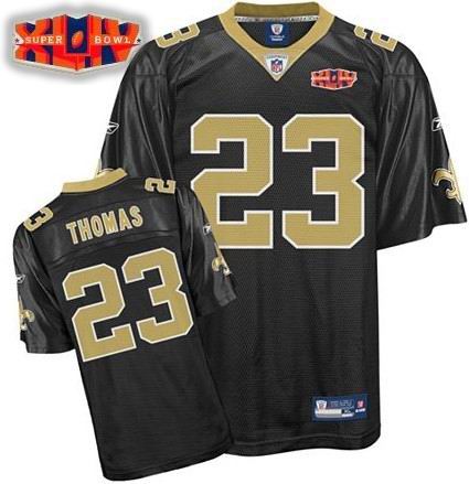 New Orleans Saints #23 Pierre Thomas Super Bowl XLIV Team Color Jersey