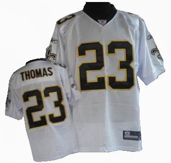 New Orleans Saints #23 Pierre Thomas white