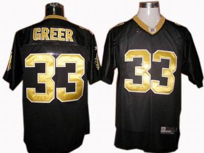 New Orleans Saints #33 Jabari Greer jerseys black