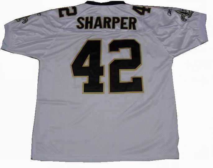 New Orleans Saints #42 Darren Sharper Color white Jersey
