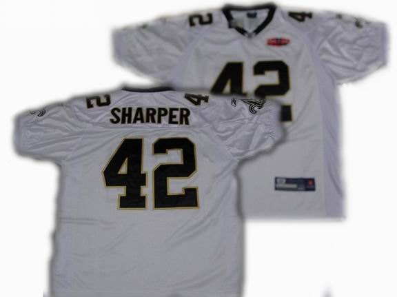 New Orleans Saints #42 Darren Sharper Super Bowl XLIV white