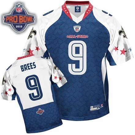 New Orleans Saints #9 Drew Brees 2010 Pro Bowl NFC