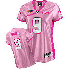 New Orleans Saints #9 Drew Brees Women Super Bowl XLIV Jersey Pink