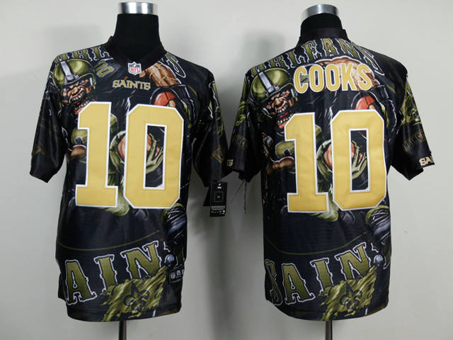 New Orleans Saints 10 Brandin Cooks Fanatical Version NFL Jerseys