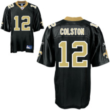 New Orleans Saints 12# Marques Colston black