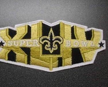 New Orleans Saints 2010 super bowl gold patch