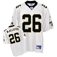 New Orleans Saints 26# Deuce McAllister White