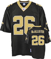 New Orleans Saints 26# Deuce McAllister black