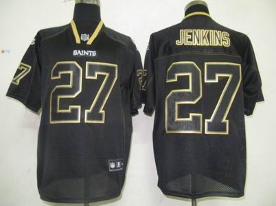 New Orleans Saints 27 Jenkins Black Field Shadow Premier Jerseys
