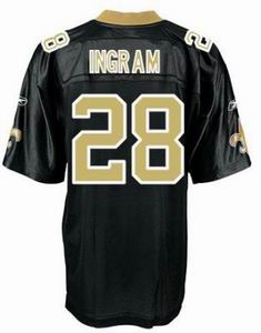 New Orleans Saints 28# Mark Ingram black Jersey