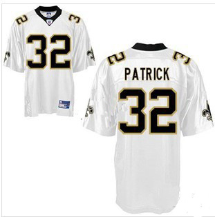 New Orleans Saints 32 Johnny Patrick White Color jersey