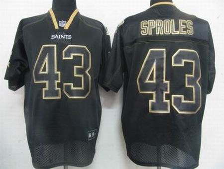 New Orleans Saints 43 Sproles Black Field Shadow Premier Jerseys