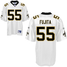 New Orleans Saints 55# Scott Fujita White