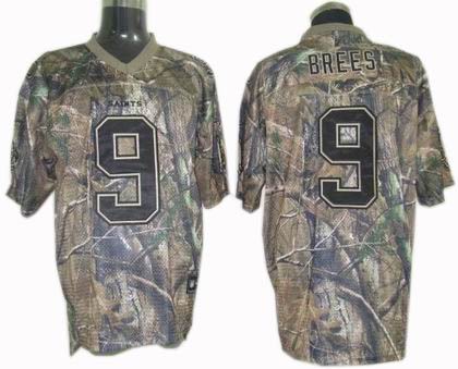 New Orleans Saints 9# Drew Brees realtree jerseys camo