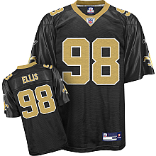 New Orleans Saints 98# Sedrick Ellis black